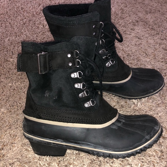 Sorel Shoes - Sorel Black Women’s winter Fancy ll Boots 10